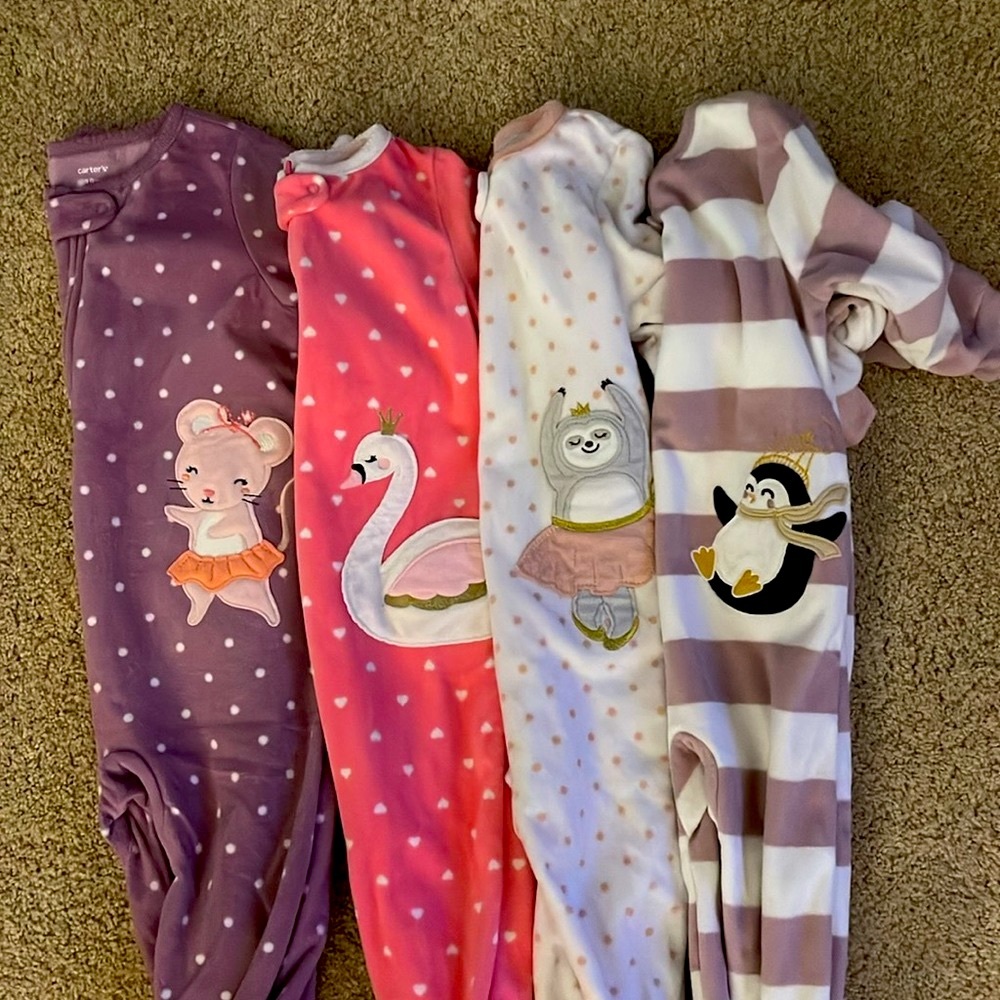 fleece one-piece pajamas from Carter's